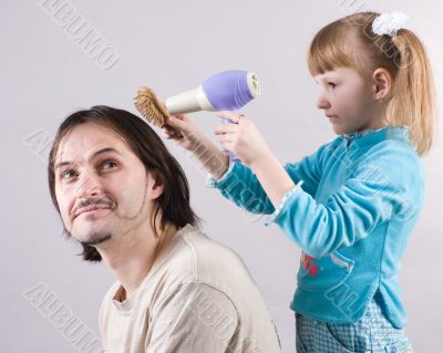 young hairdresser