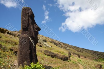 Easter Island statue