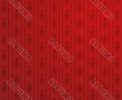 Vertical red glamour pattern