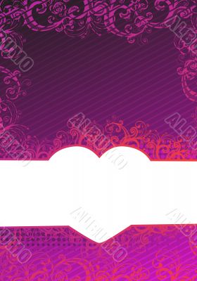 Vector illustration of purple background