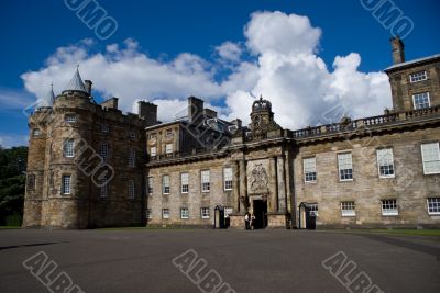 Holyrood palace in Edinburgh