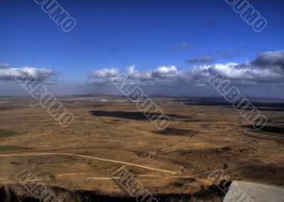 ilitary fortification on golan heights