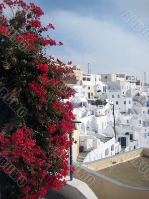 view of a greek island