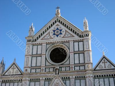 element of a church in florence