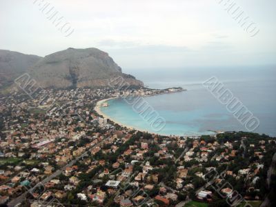 view of a bay in Sicily