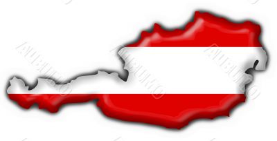 Austrian button flag map shape
