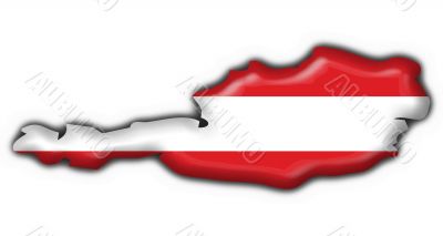 Austrian button flag map shape