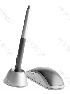Computer wireless mouse with graphic pen
