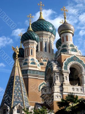 the Russian orthodox church in Nice
