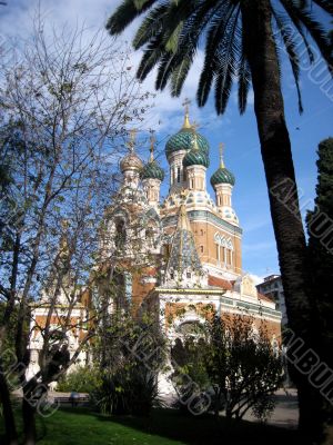 the Russian orthodox church in Nice