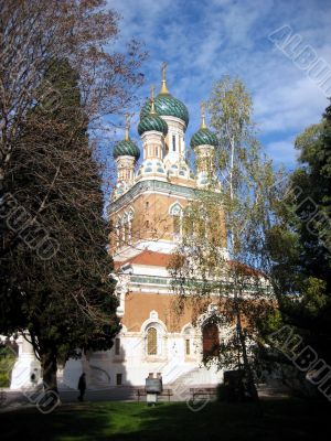 the Russian orthodox church in Nice