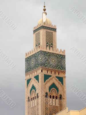 Hassan mosque in Casablanca