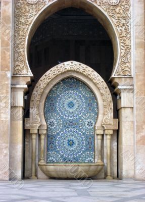 element of a mosque in Morocco