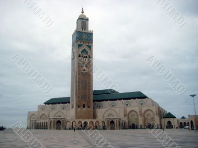 Hassan mosque in Casablanca