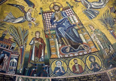 Milan - Mosaic in Sant`Ambrogio church