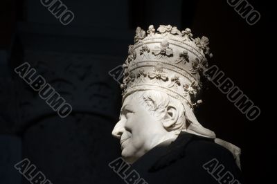 Milan - Statue in Sant`Ambrogio church