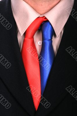 businessman with two ties