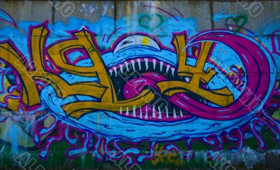 Graffity on the wall