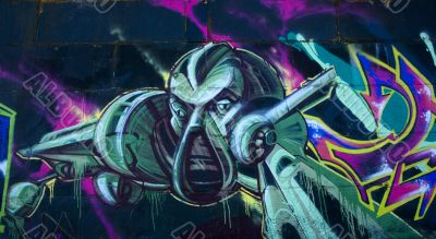 Graffity on the wall