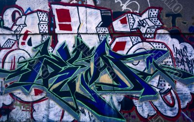 Graffity on the wall