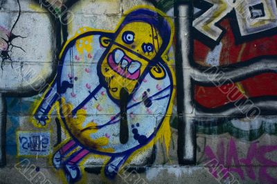 Graffity on the wall