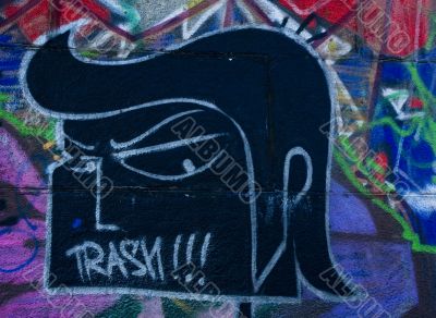 Graffity on the wall