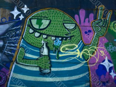 Graffity on the wall