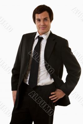 Smililng business man