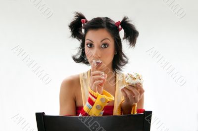 Cupcake girl