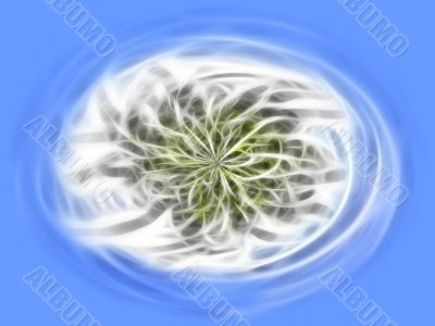 Abstract background with fractal elements