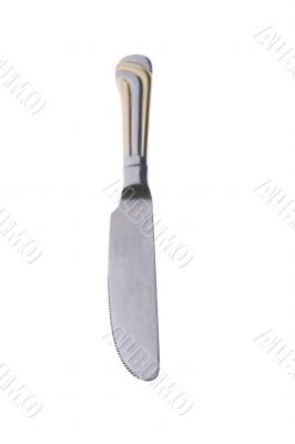 Knife on white