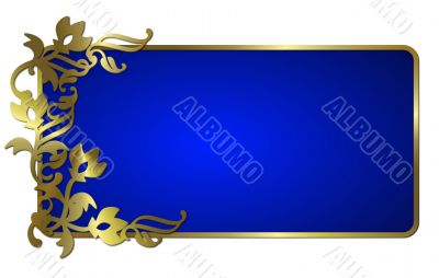abstract flower frame
