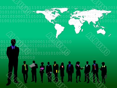 global business people