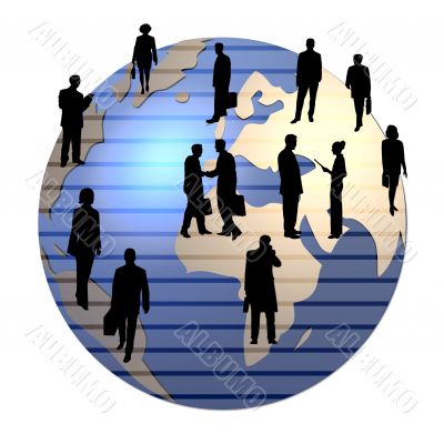global business people