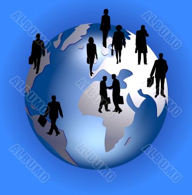 global business people