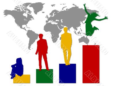 business people silhouettes