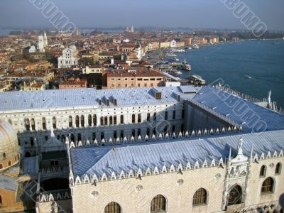 areal view of Venice