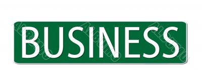 business slogan street sign