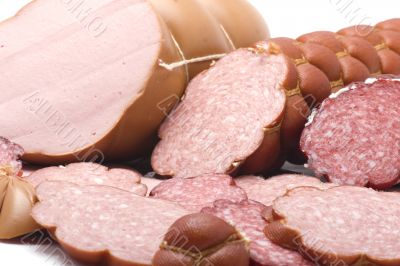 Cutting sausage
