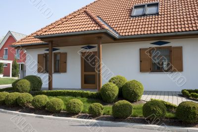 House with garden
