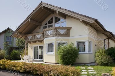 House with garden