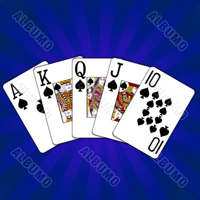 Poker Cards Royal Flush