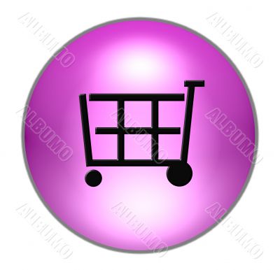 colored shopping cart button