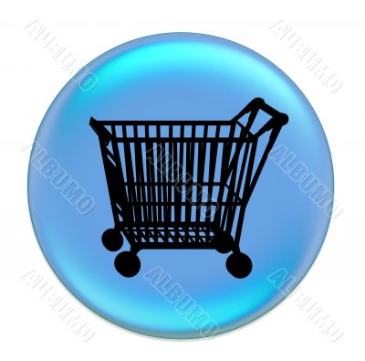 colored shopping cart button