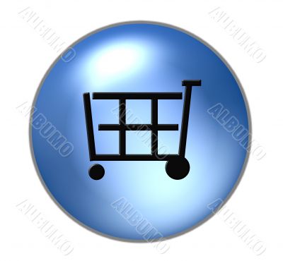 colored shopping cart button