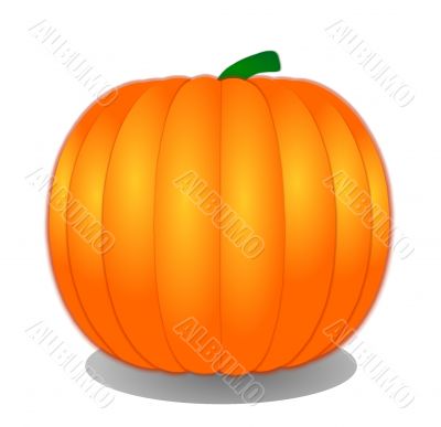 Halloween Pumpkins isolated on white background