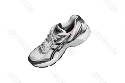 Running shoe isolated on white