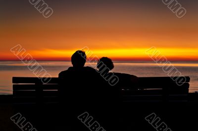 Couple at Sunset