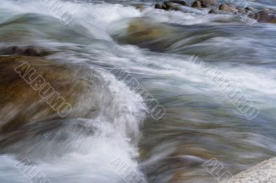 stone in river