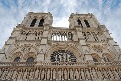 Facade of Notre Dame Cathedral